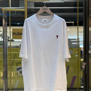AMI de Coeur White Organic Cotton T-Shirt