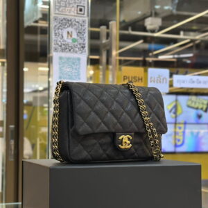 CHANEL Black Caviar Flap Bag GHW