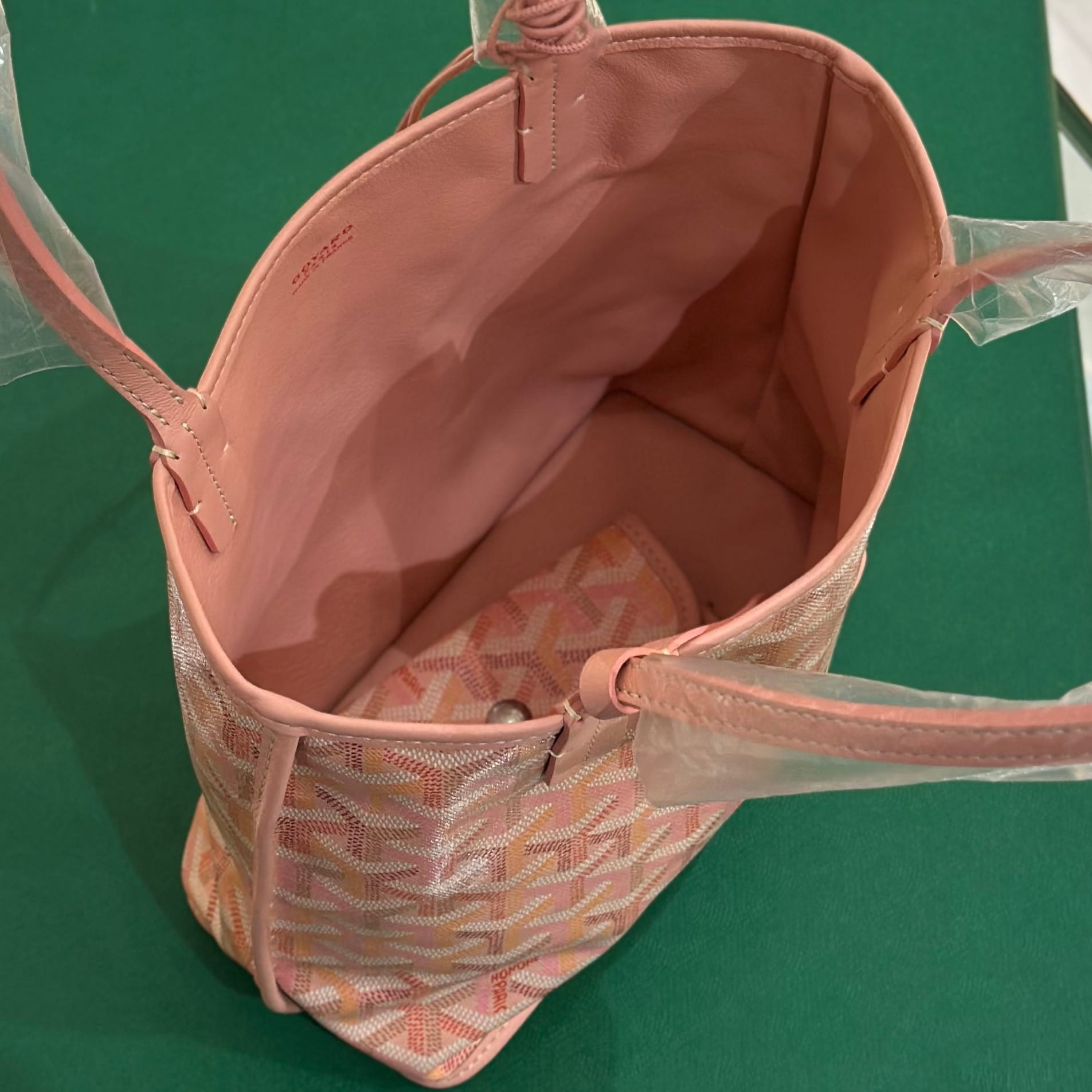GOYARD 2026 Limited Edition Multicolored Anjou Mini Bag Powder Pink (2)