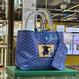 GOYARD Hulot Spring Saint Louis PM Bag with Croc Universel Bag Fastener