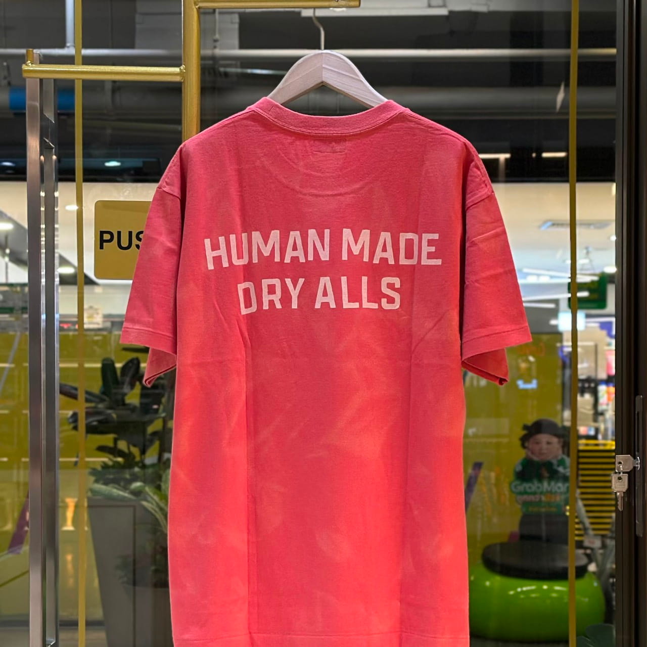 HUMAN MADE Garment Dye Shirt Red (2)