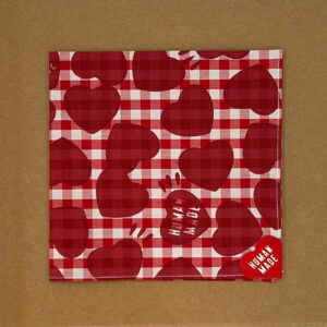 HUMAN MADE Heart Gingham Check Handkerchief