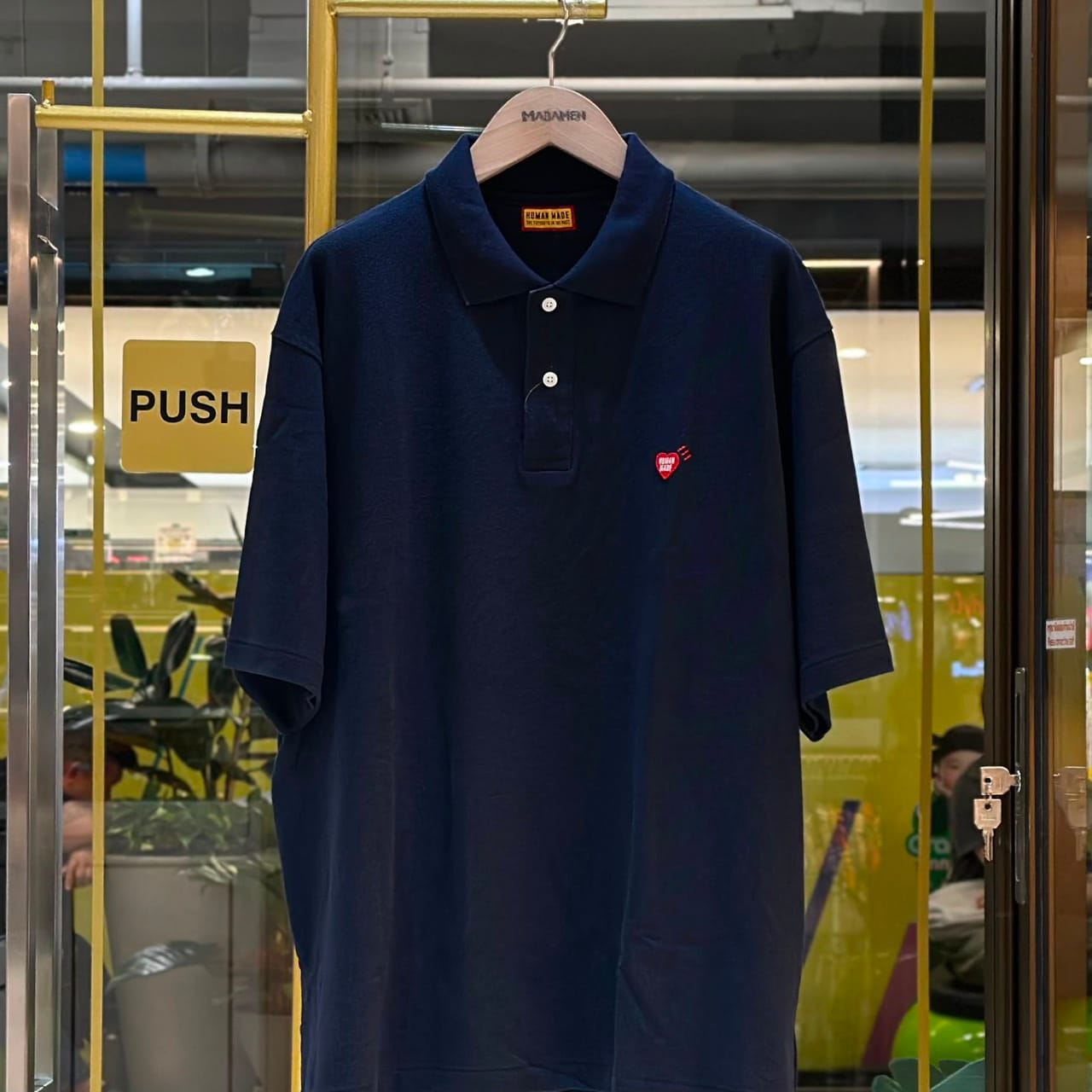 HUMAN MADE Polo Shirt Navy