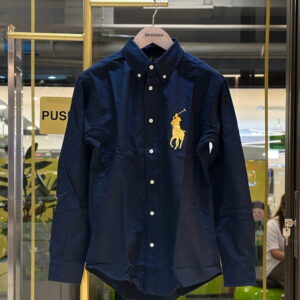 POLO RALPH LAUREN Big Pony Embroidered Long-Sleeved Shirt