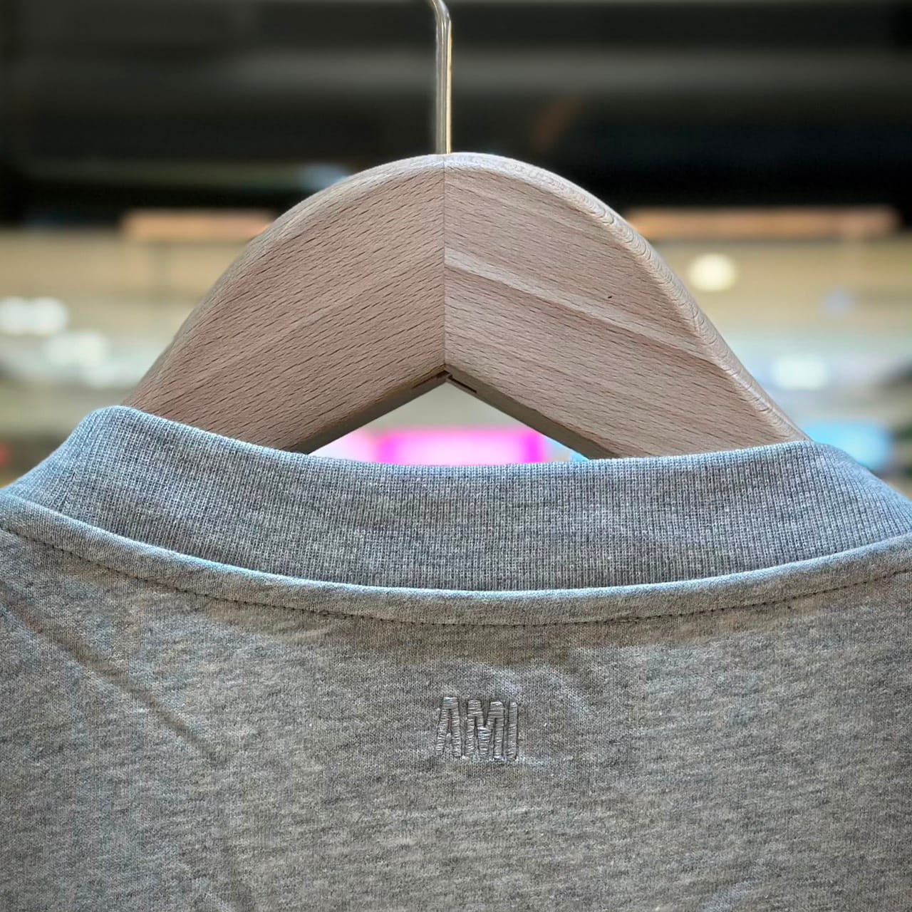 AMI de Coeur Heather Ash Grey Organic Cotton T-Shirt (2)