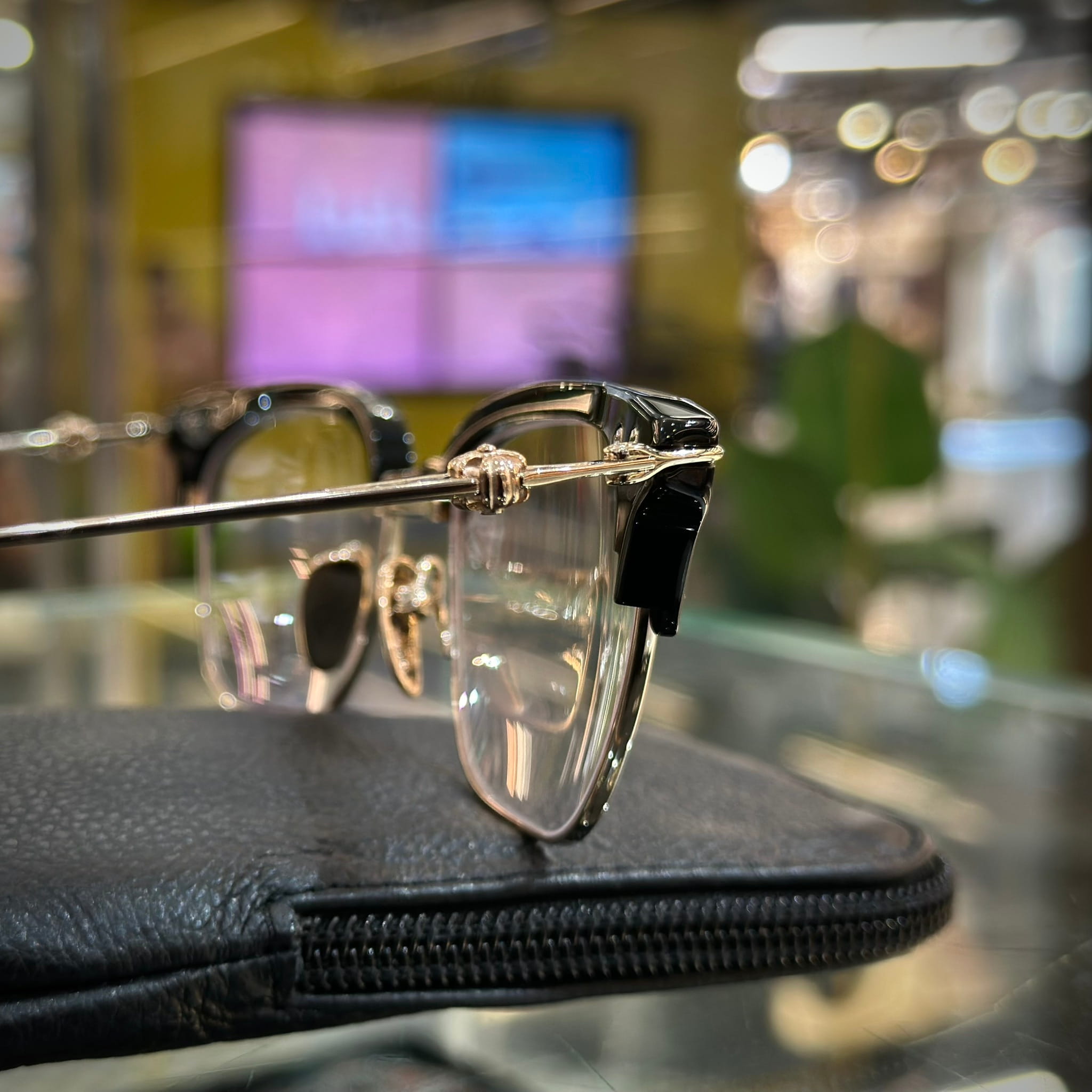 CHROME HEARTS Sluntradiction Glasses Rose Gold (2)