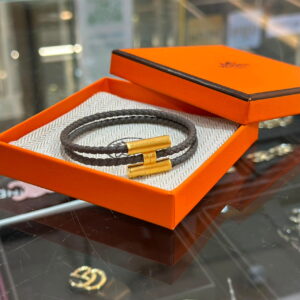 HERMES Tournis Tresse Bracelet