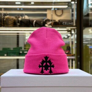 CHROME HEARTS Triple Crosses Embroidered Beanie