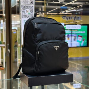 PRADA Re-Nylon and Saffiano Leather Backpack