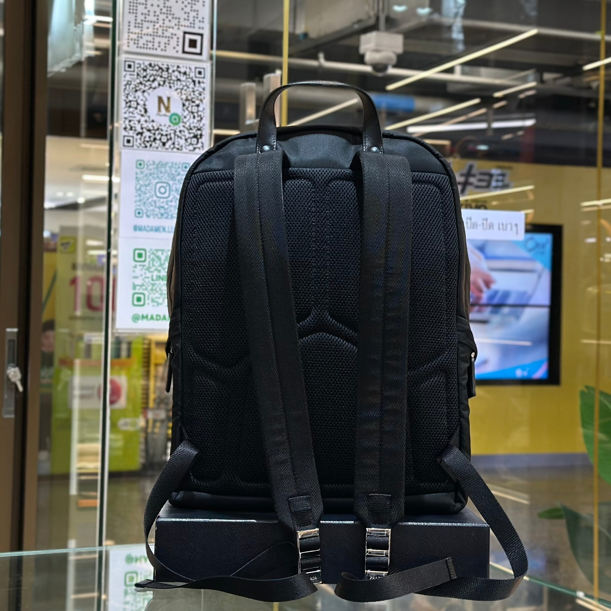 PRADA Re-Nylon and Saffiano Leather Backpack (2)