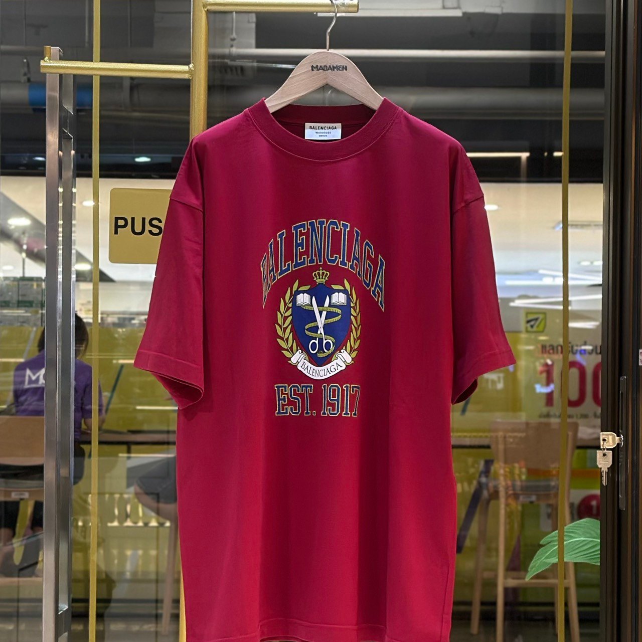 BALENCIAGA College Logo T-Shirt