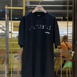 BALENCIAGA Hand Drawn Logo Oversized T-Shirt