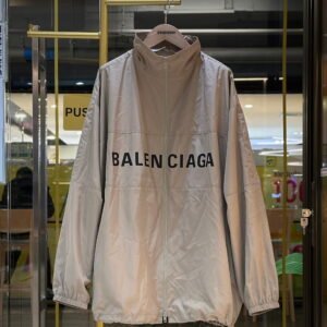 BALENCIAGA Logo Print Tracksuit Jacket