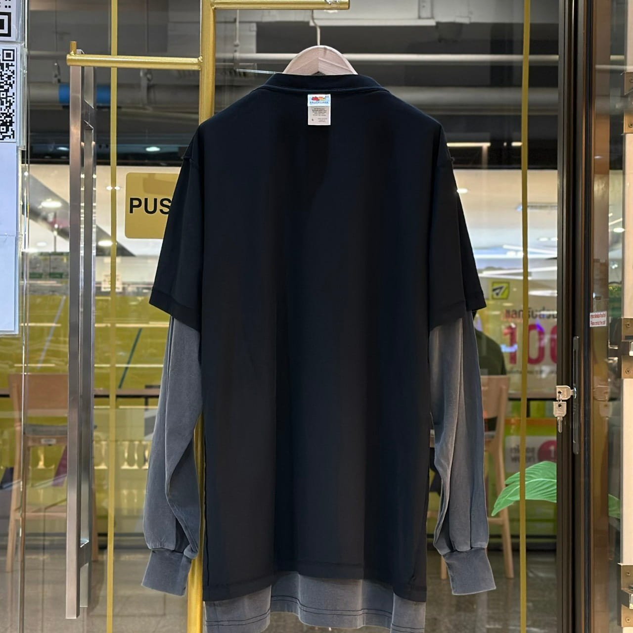 BALENCIAGA Political Campaign Double Layered T-Shirt (2)