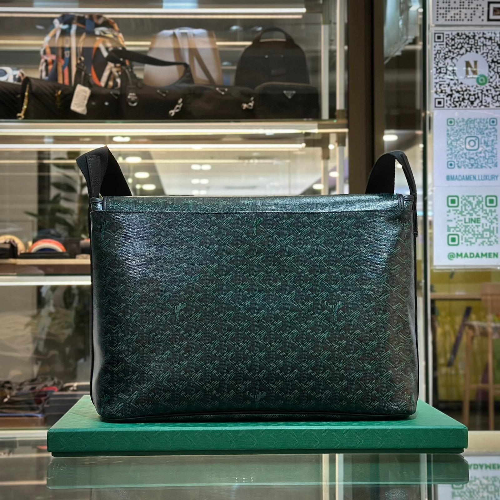 GOYARD 2026 Limited Edition Capetien MM Messenger Bag Evergreen (2)