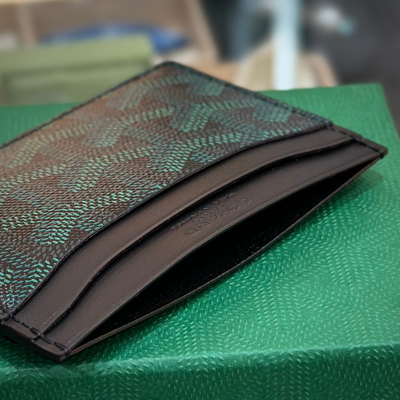 GOYARD 2026 Limited Edition Saint-Sulpice Card Wallet Evergreen (2)