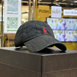 POLO RALPH LAUREN Pony Embroidered Denim Ball Cap