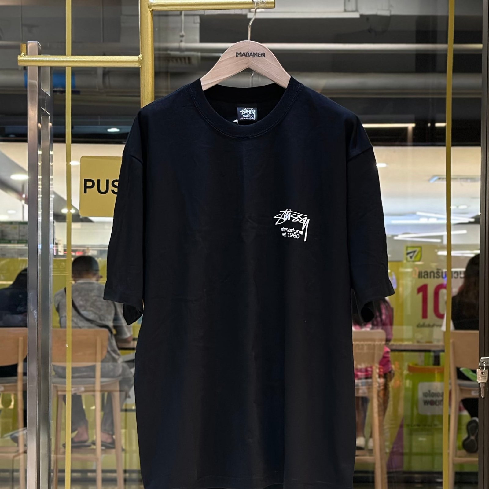 STUSSY Dice Clock T-Shirt Black (1)