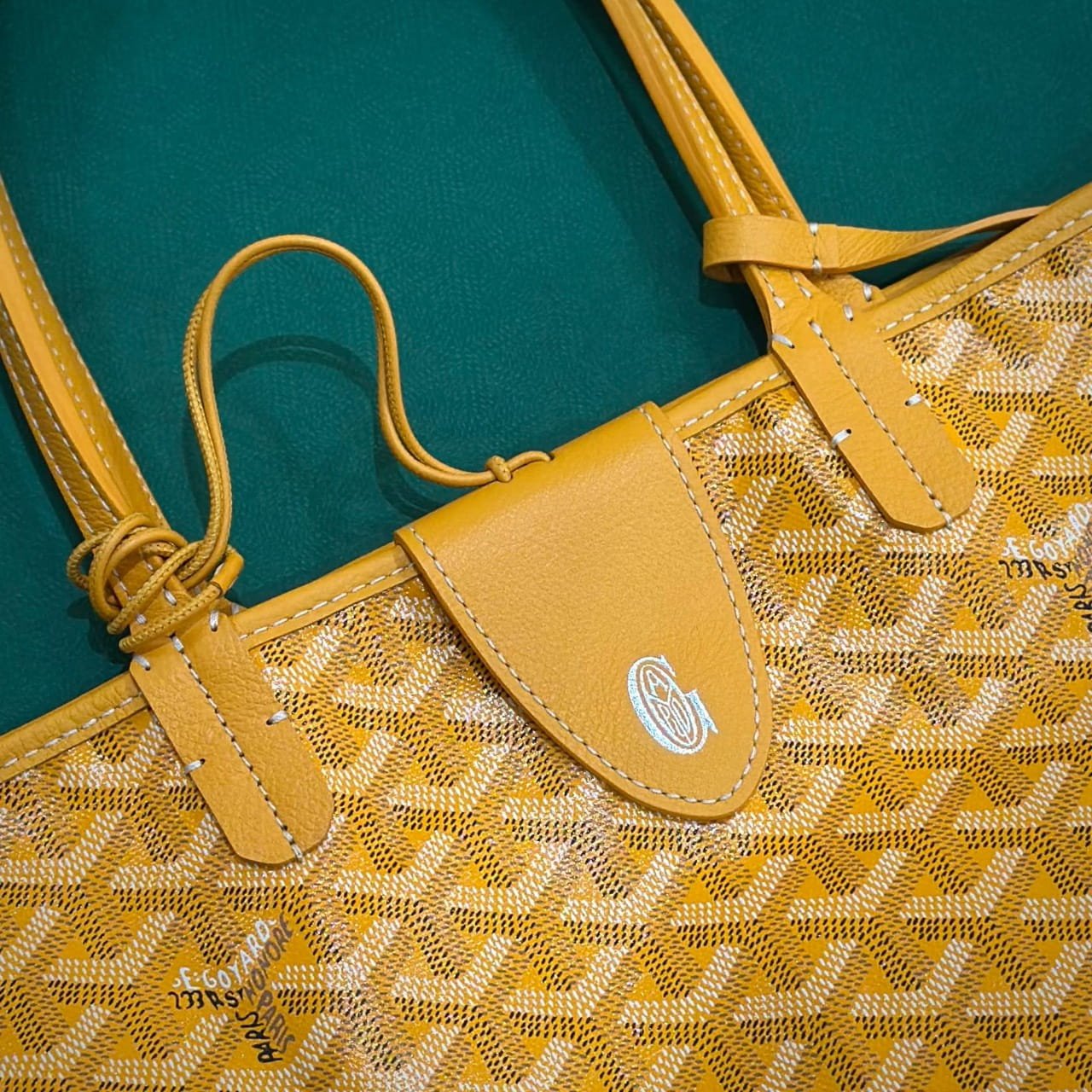 GOYARD Horse Saint Louis PM Bag Yellow (2)
